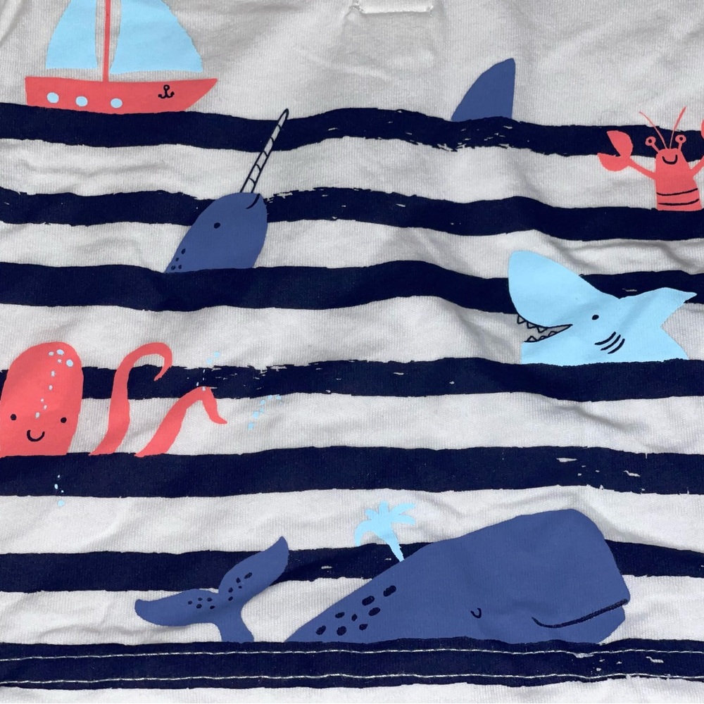 Carter's‎ White and Blue Nautical Kids Matching Set - Picture 4 of 10